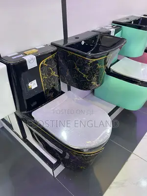 Black Gold Toilet Seat