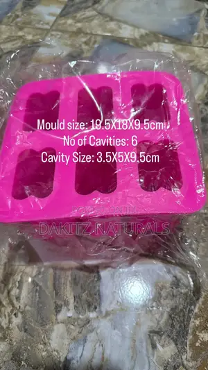 Silicone Soap Mold 6 Cavities