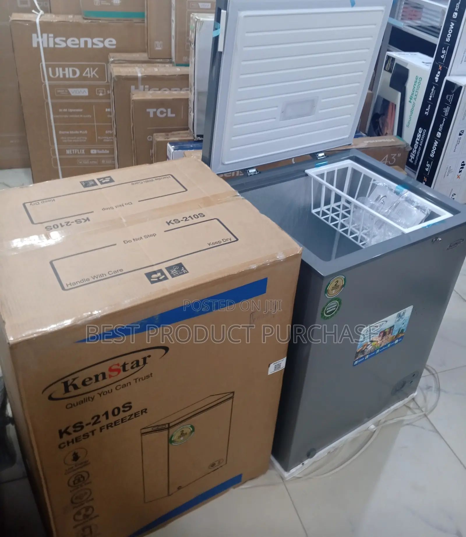 Kenster Chest-Type Cooling Freezer