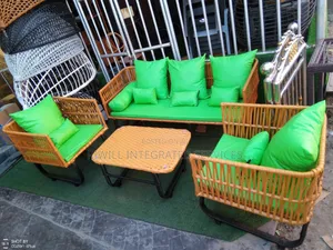 Outdoor Seaters Rattan Chairs for Six