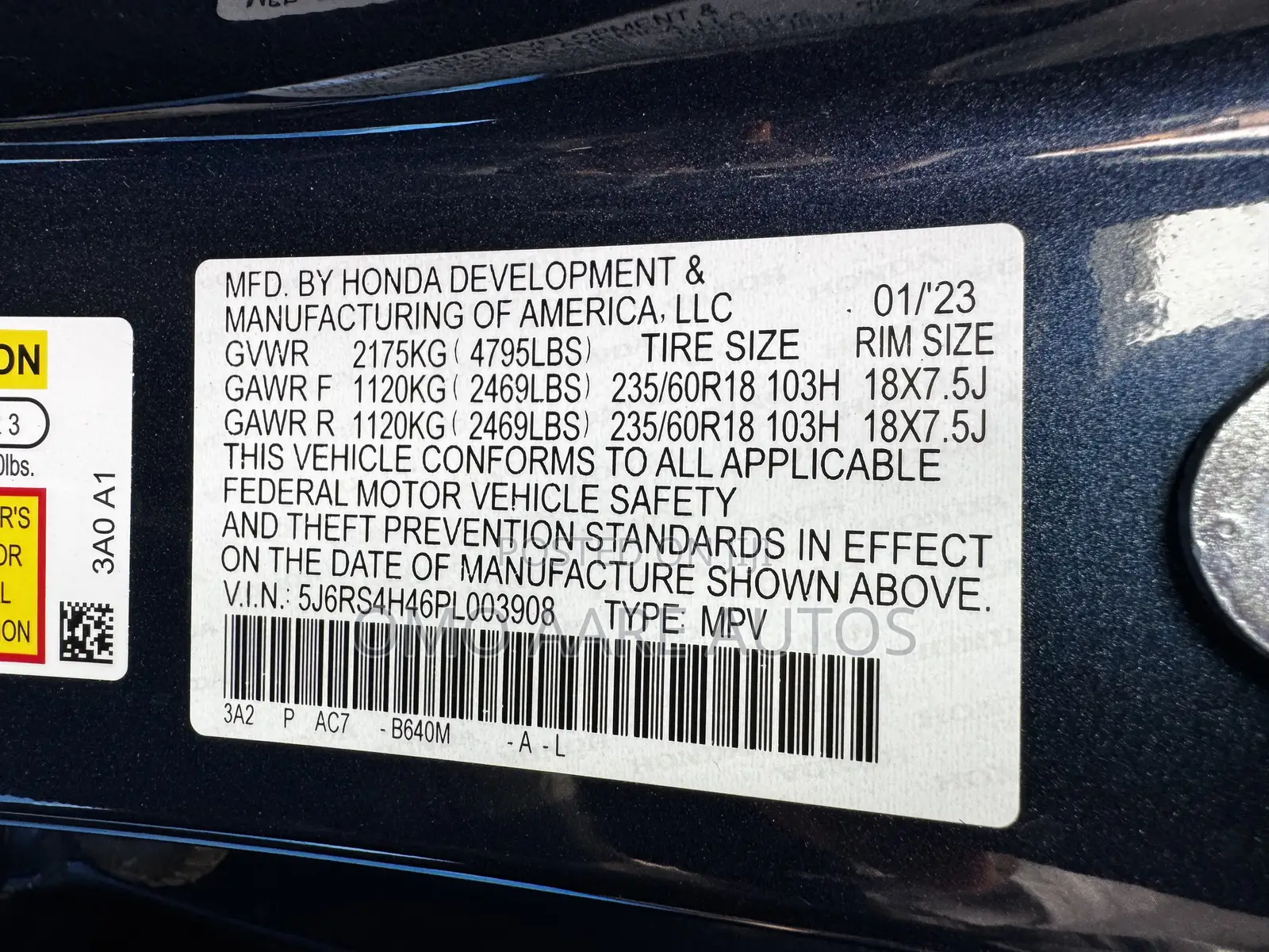 Honda CR-V 2023 Blue