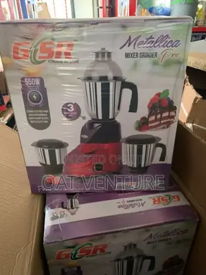 Brand New GSR Metallica Pro - 3 Multi-Utility Jars (550 Watts)