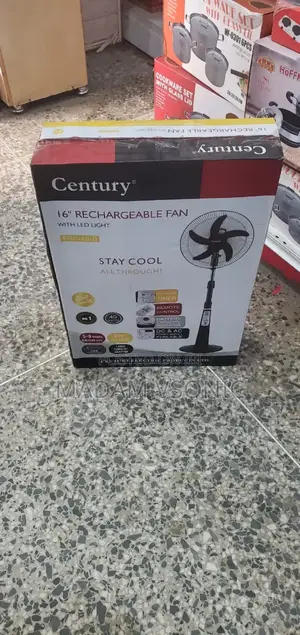 Century 16" Rechargeable Fan FRC-40-D
