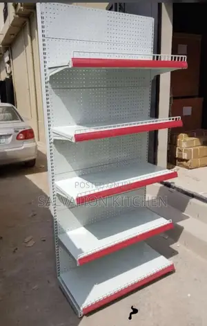 Industrial 7ft Single Supermarket Shelf