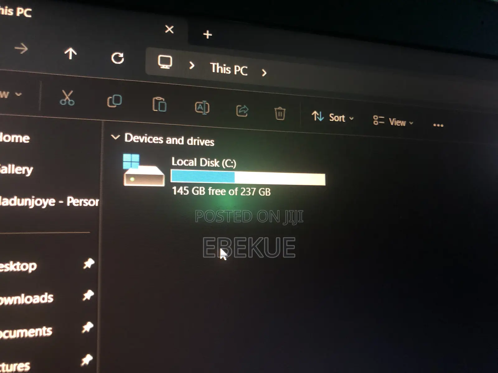 Laptop Dell 8GB SSD 512GB