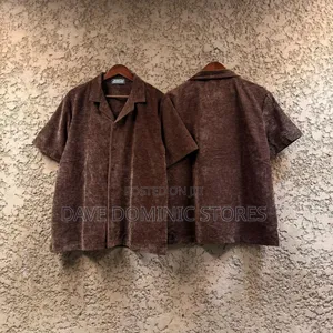 Suede Button Down Shirt