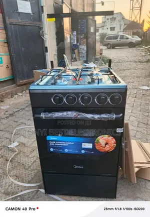 Midea 50 X 55, 4 Burner Gas Cooker With Oven