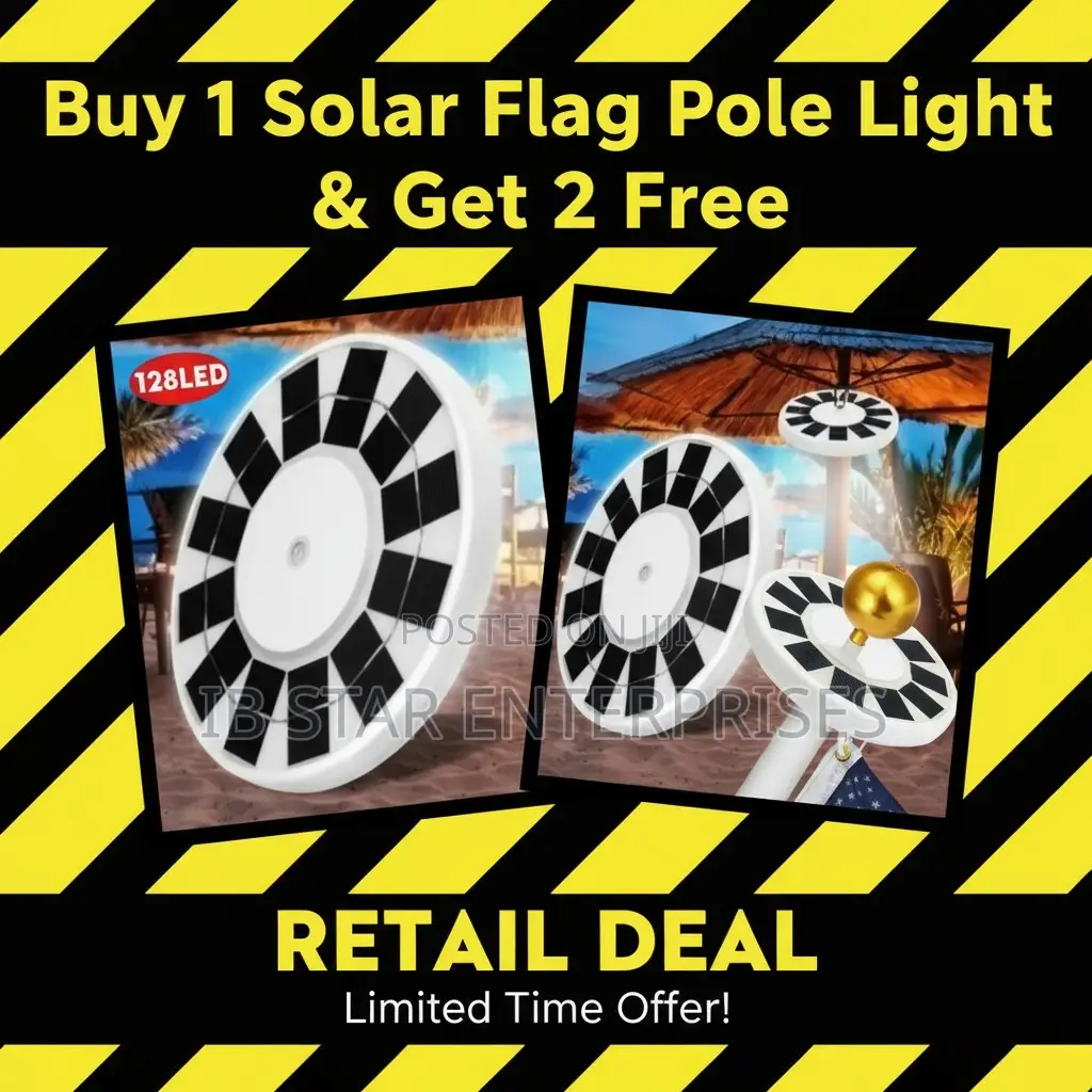Stop Scrolling! Claim Your "Buy 1 Get 2 Free" Solar Pole Light