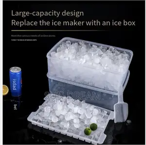 Ice Maker Ice Mold Icee-Cube Box Cold Juice Drink Store Tools