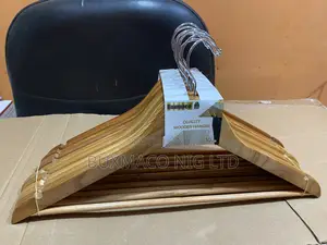 10pcs Of Wooden Hangers Non Slip