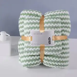 2in1 Bath Towel Set Super Soft Highly Absorbent Quick Drying Coral