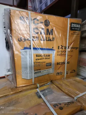 Succam 250ah 12 Tubular Batteries Available