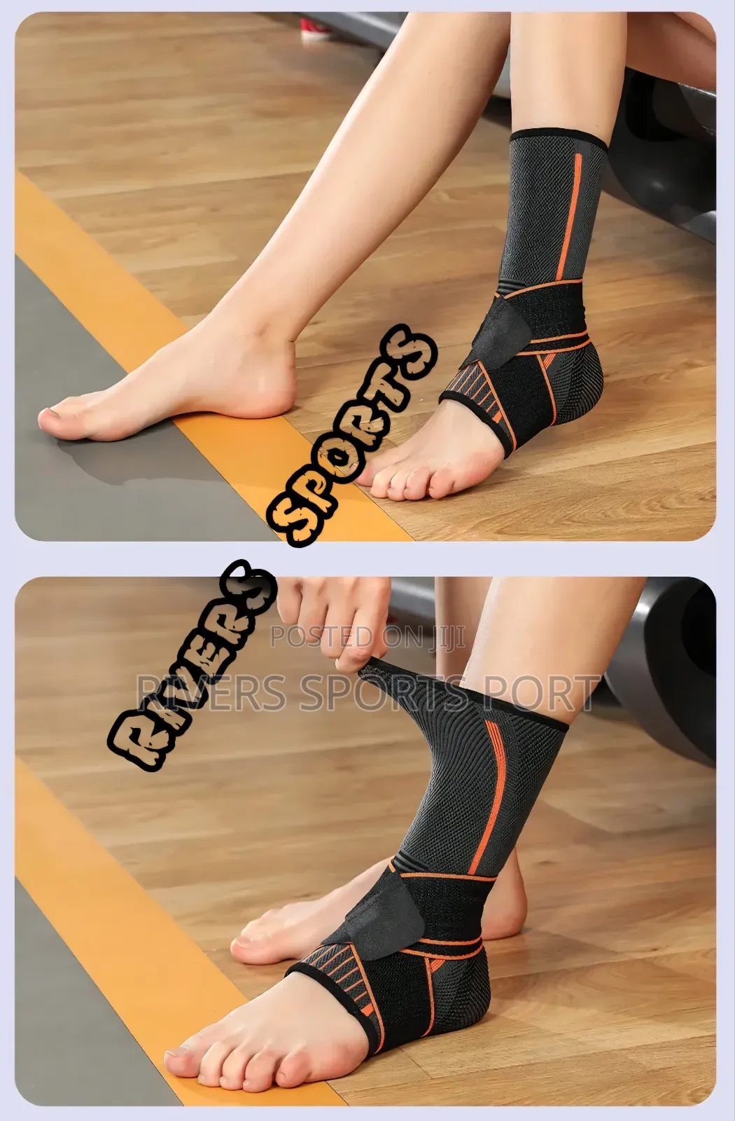 1pc Ankle Brace Pressurized Bandage Ankle Support Compression Strap