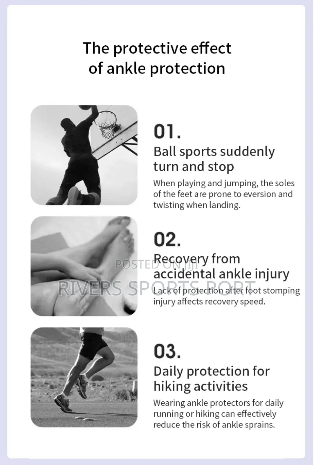 1pc Ankle Brace Pressurized Bandage Ankle Support Compression Strap
