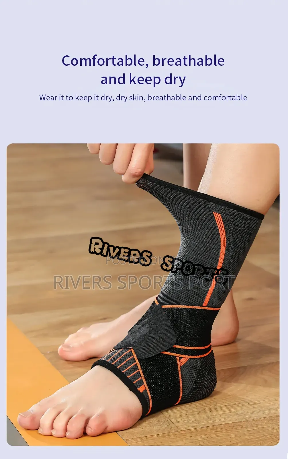 1pc Ankle Brace Pressurized Bandage Ankle Support Compression Strap