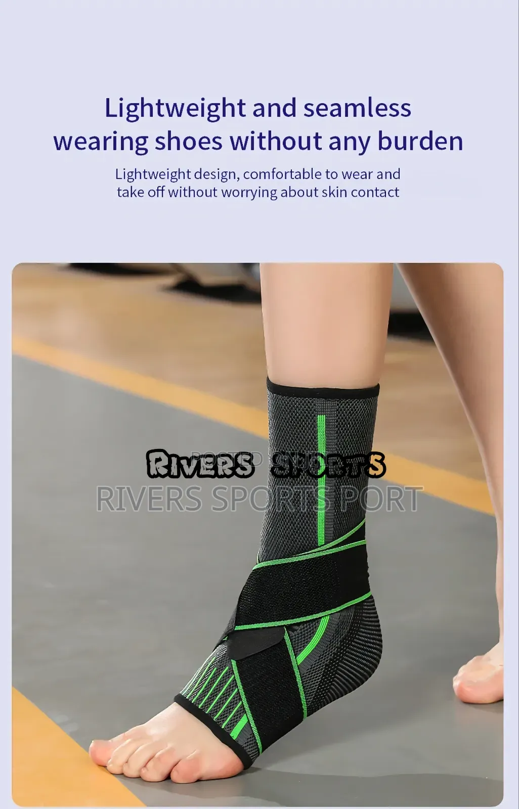 1pc Ankle Brace Pressurized Bandage Ankle Support Compression Strap
