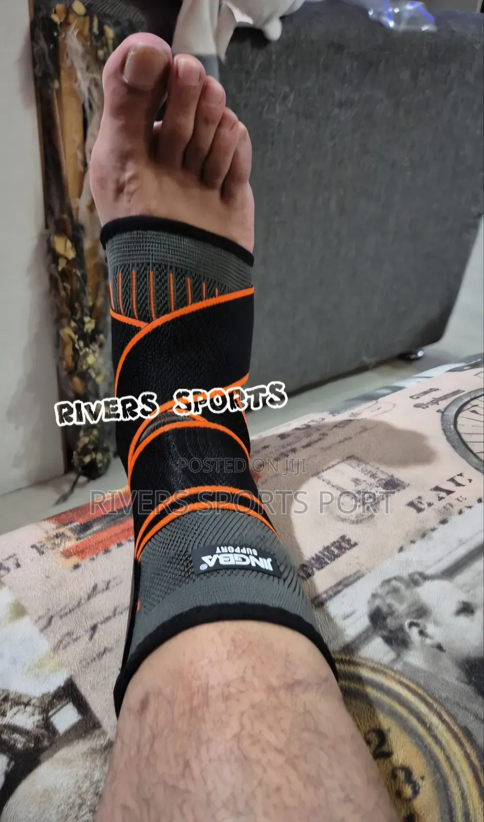 1pc Ankle Brace Pressurized Bandage Ankle Support Compression Strap