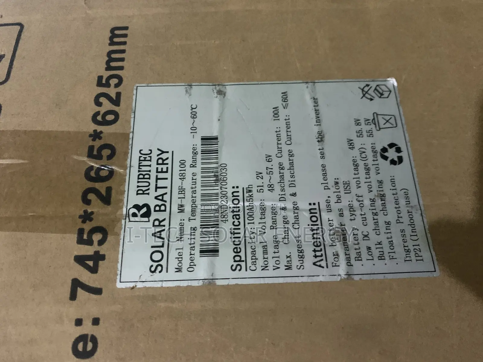 5kwh Rubitec Lithium Battery