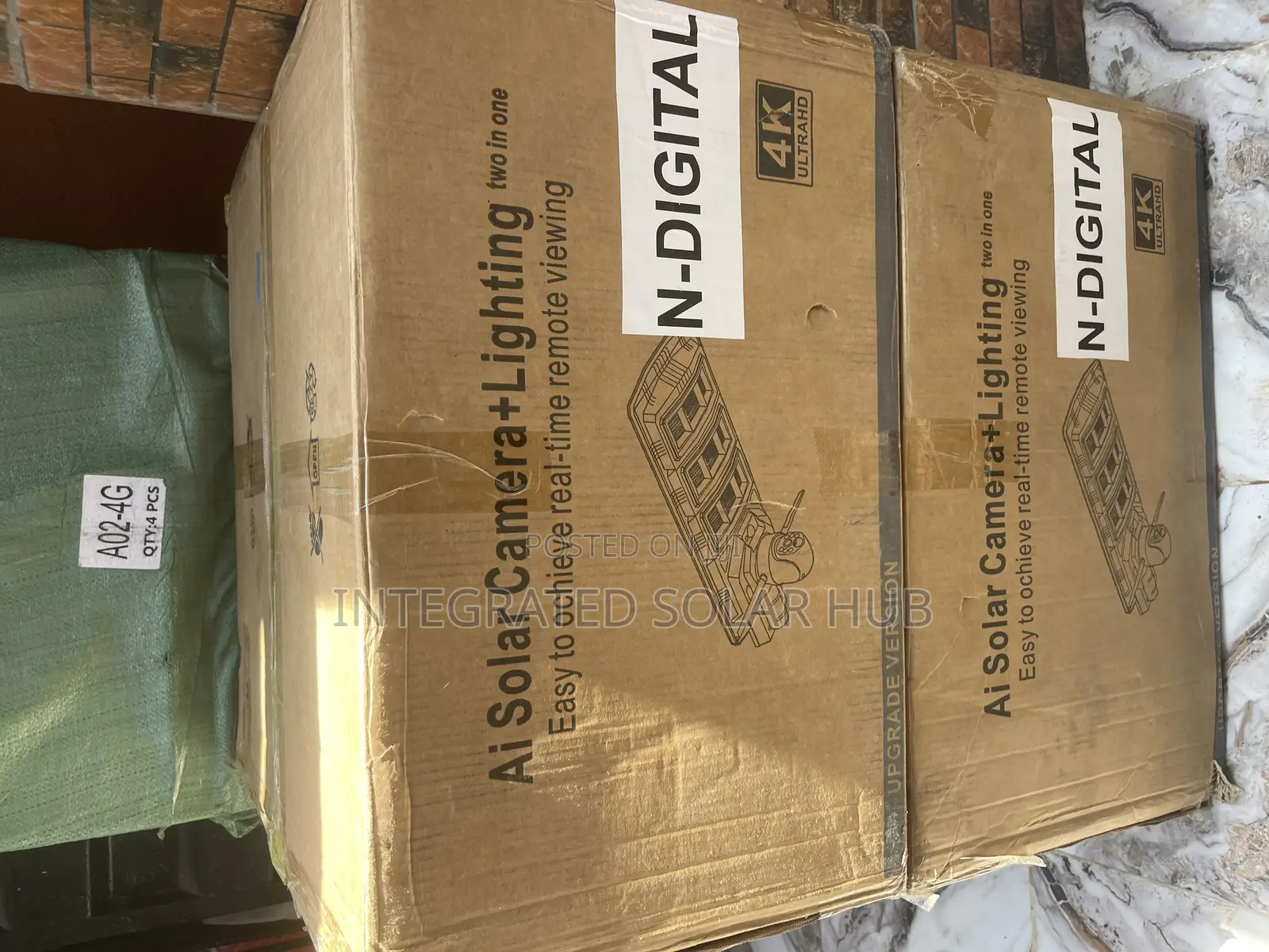Ai Solar Camera With Light 4dlense
