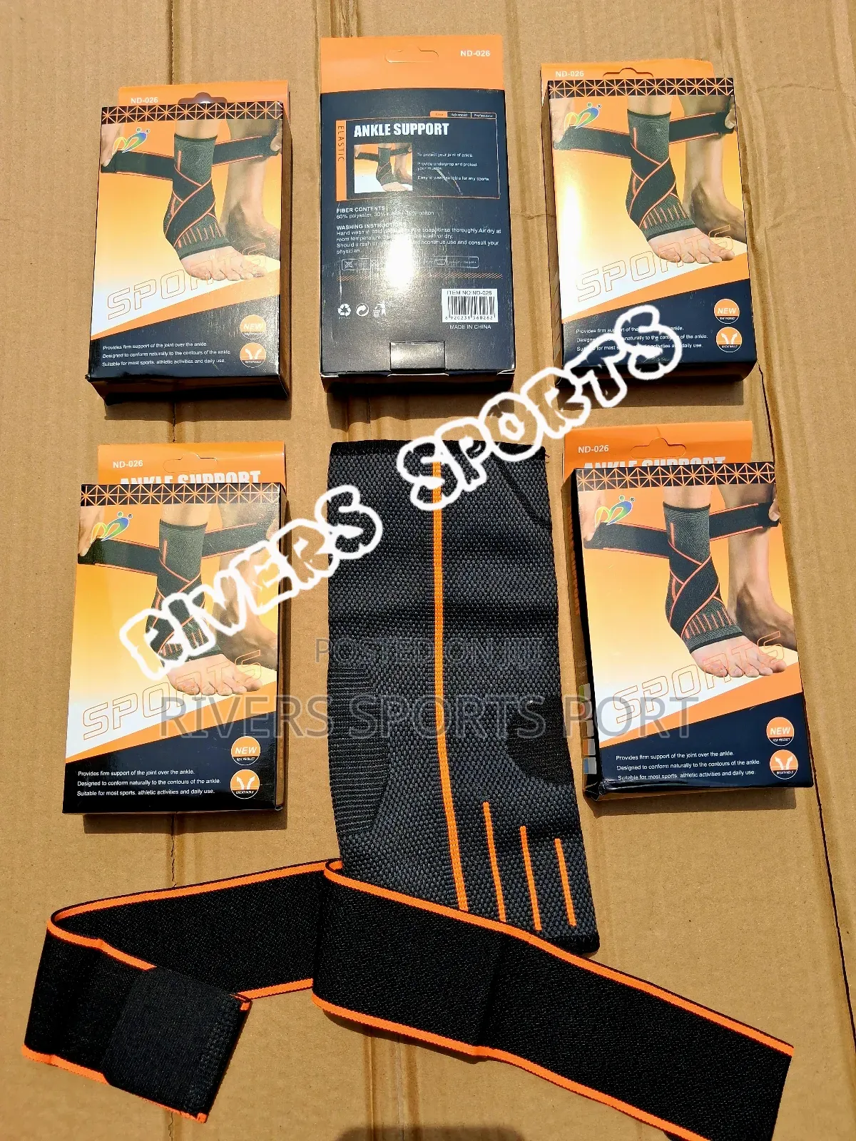 1pc Ankle Brace Pressurized Bandage Ankle Support Compression Strap