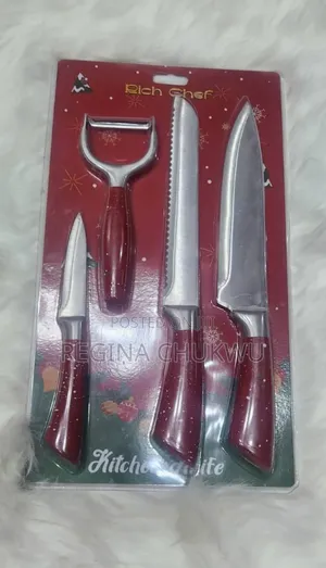 Stainless Steel Quality 4pcs Kitchen Knife Set