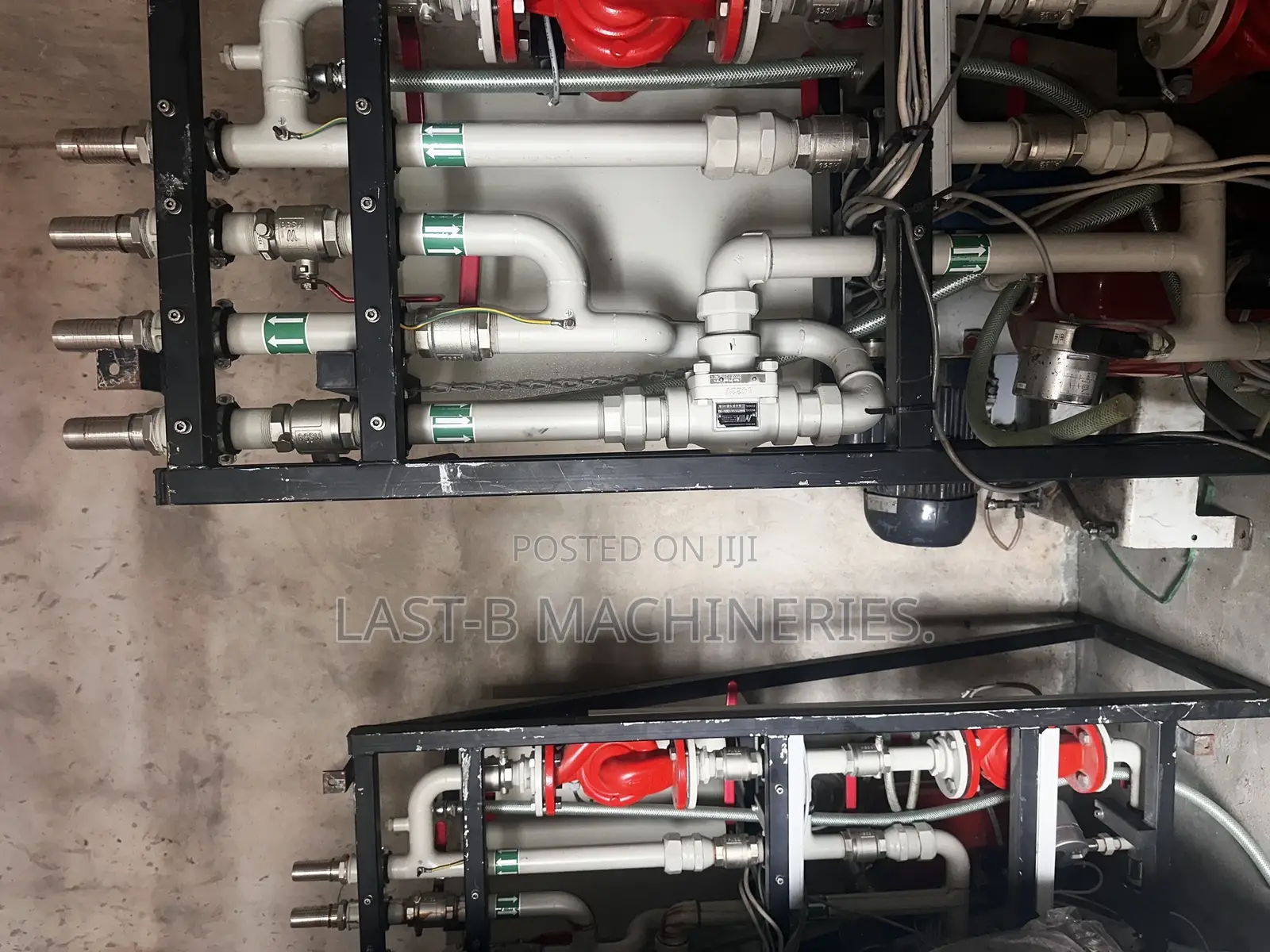 Industrial Circulation Pump Skid / Fluid Control Manifold System