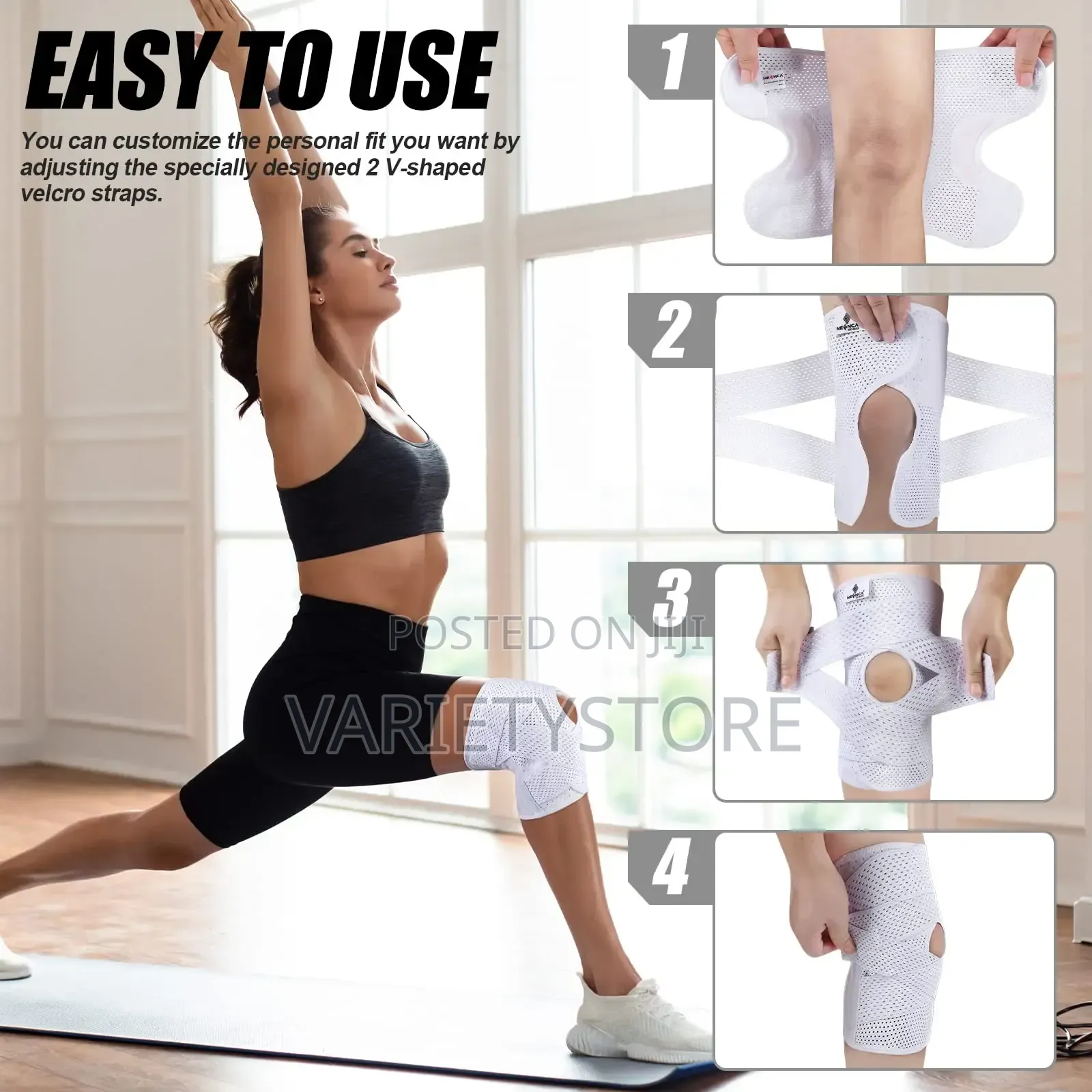 1 PCS Elastic Sports Kneepad
