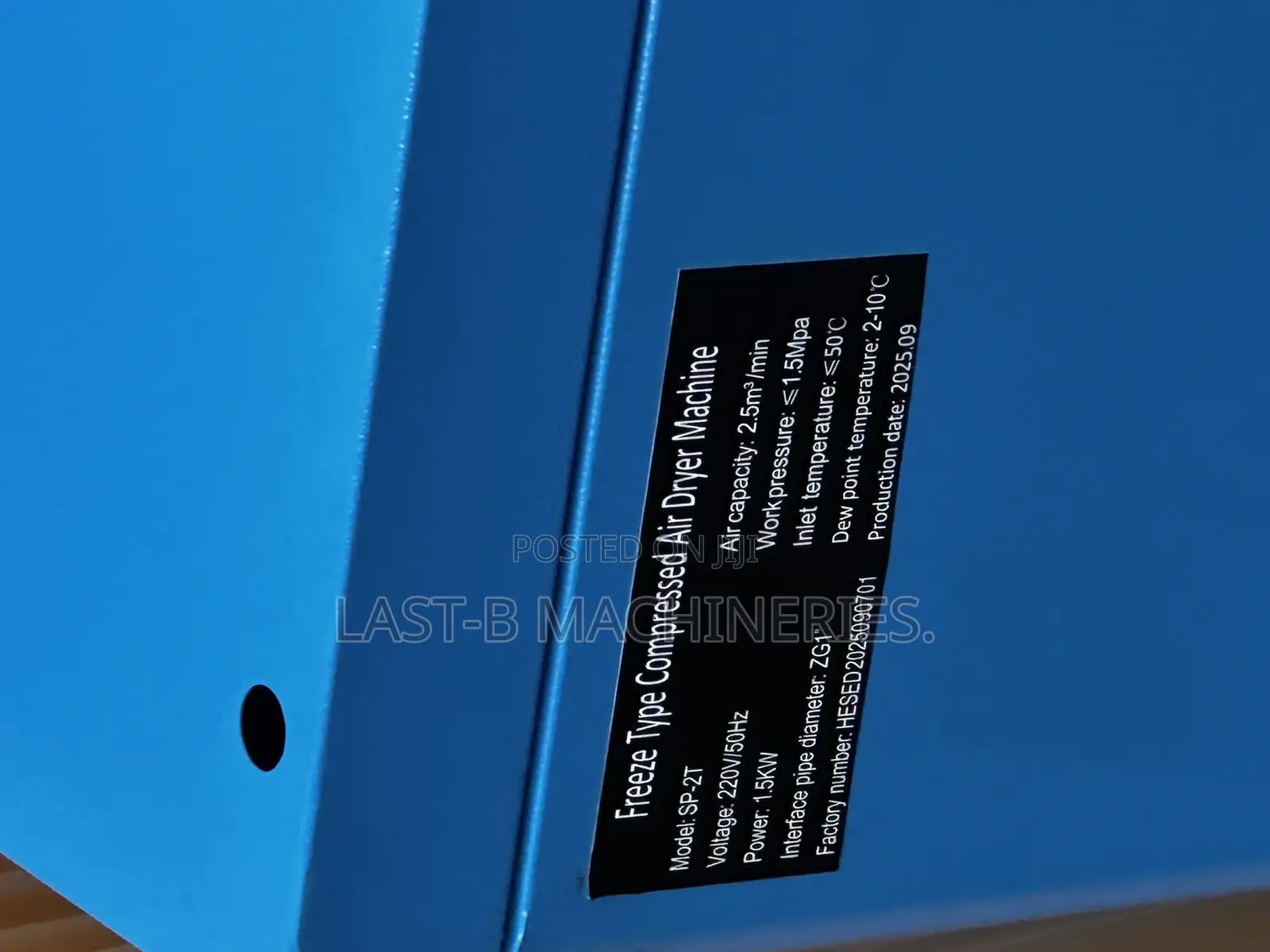 Freeze Type Compressed Air Dryer Machine