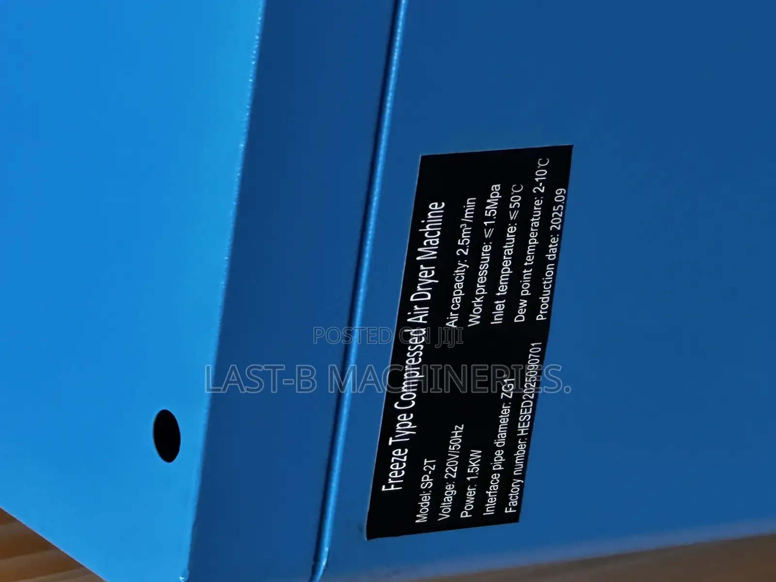 Freeze Type Compressed Air Dryer Machine