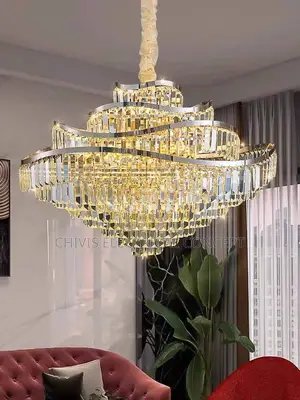 2025 New Model Living Room Crystal Chandelier With a Light Luxury