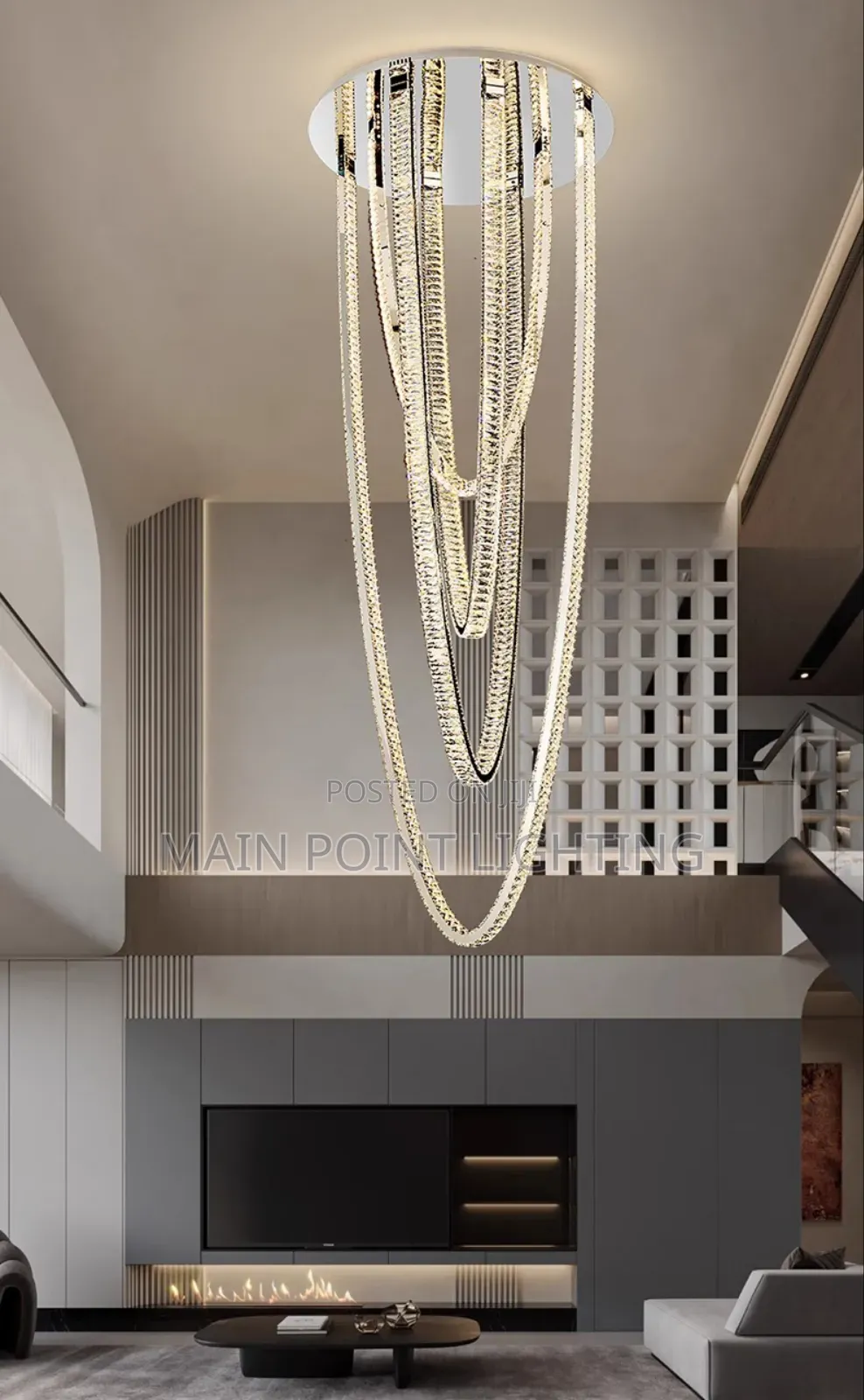 Luxury Crystal Chandelier for Staircase