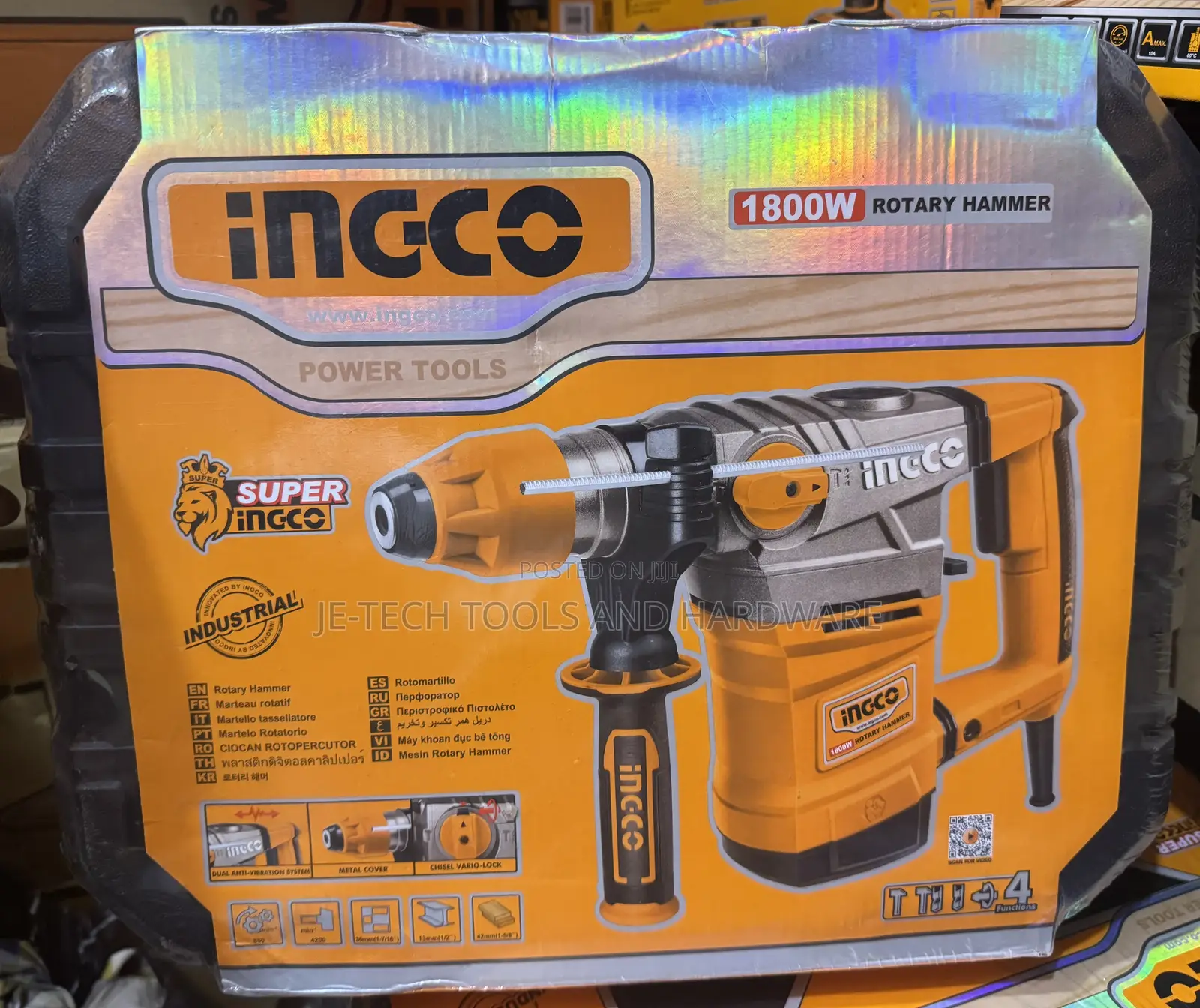 Ingco 1800w Rotary Hammer