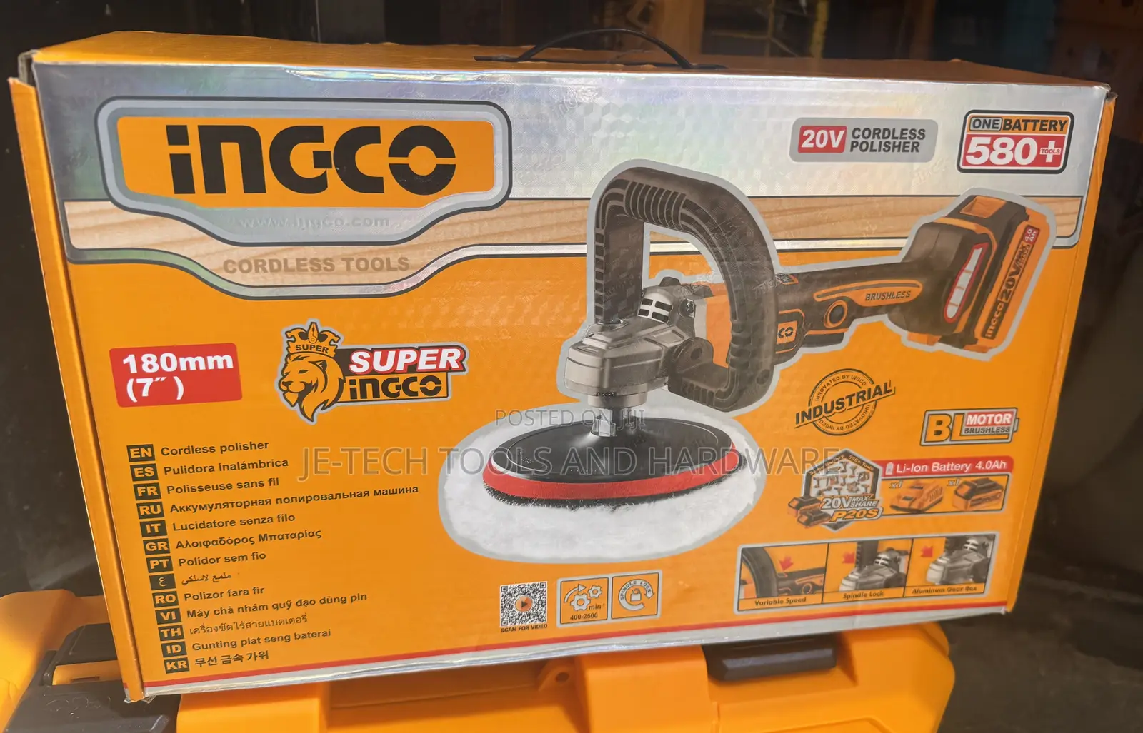 Ingco 20v Cordless Polisher