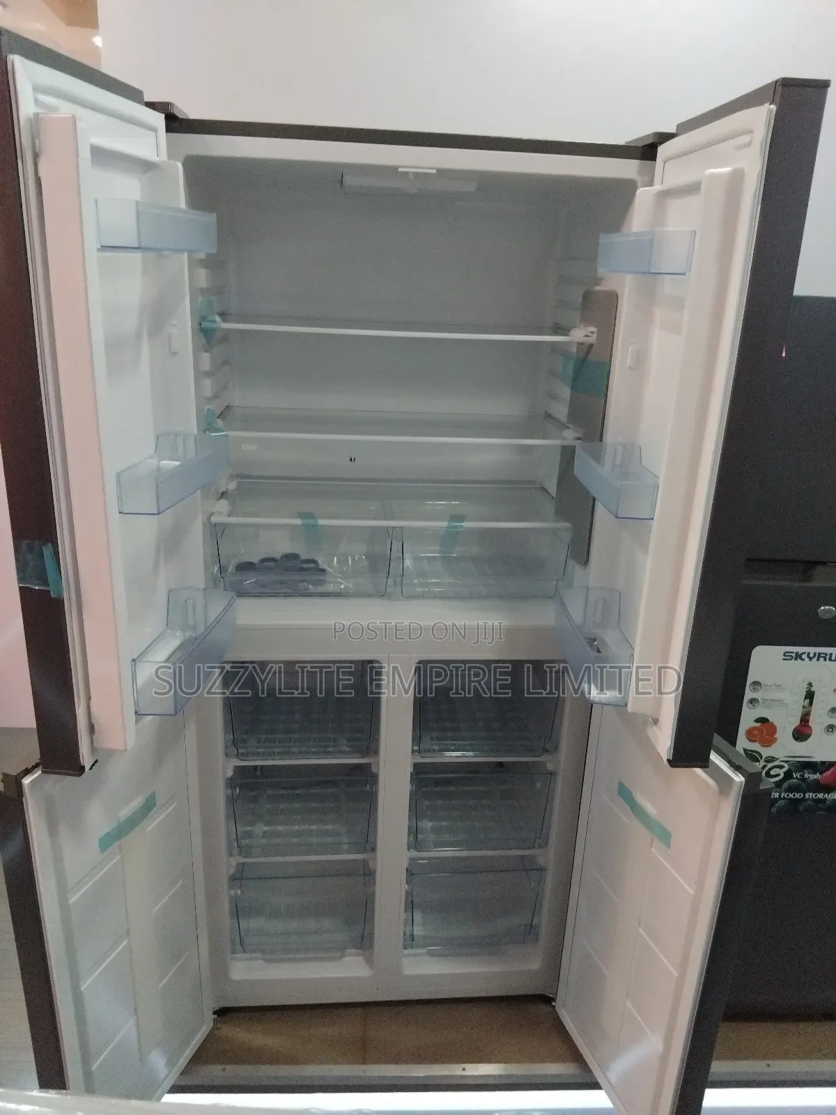 Skyrun Side By Side Refrigerator Energy Saving Fridge