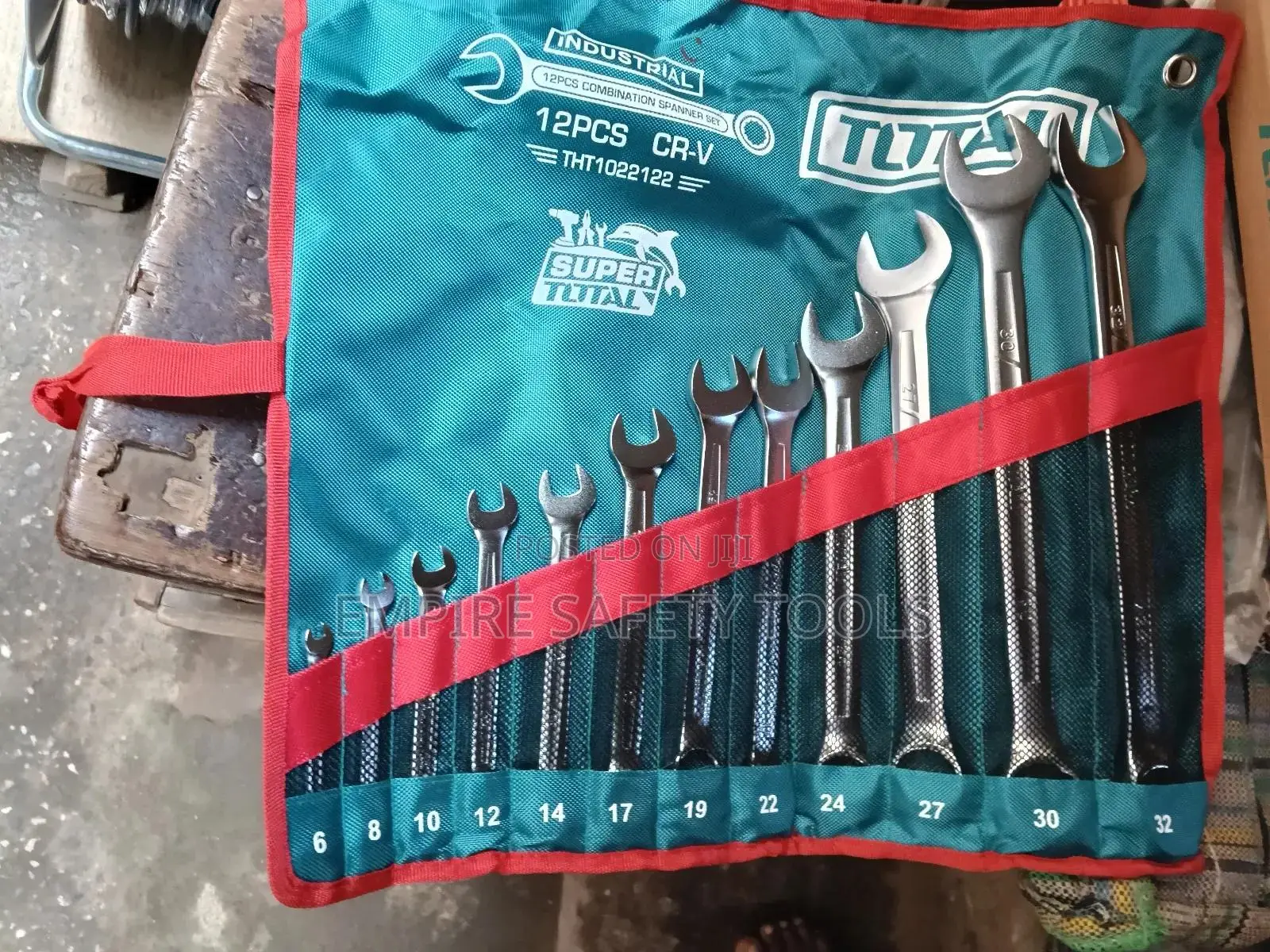Total 6_32 Spanner Ring and Flat Set