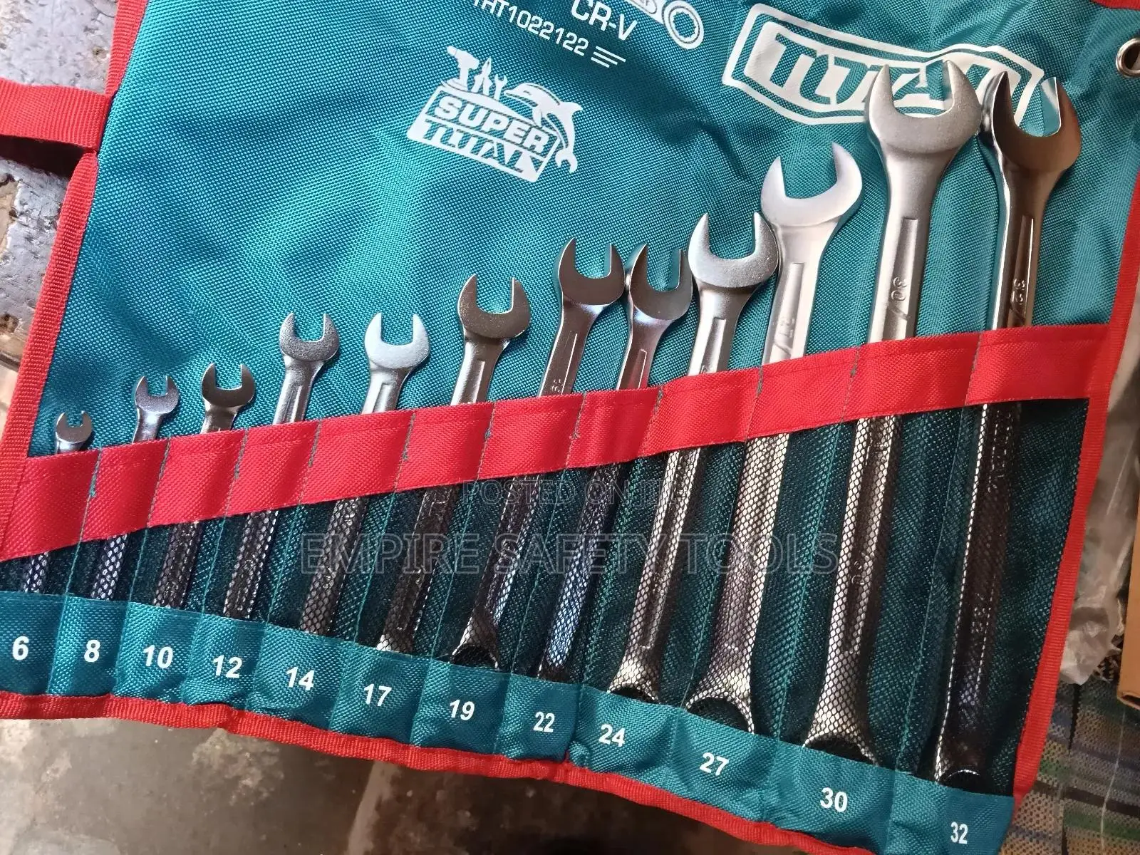 Total 6_32 Spanner Ring and Flat Set