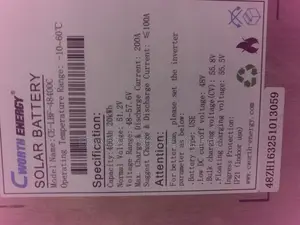 20kwh Cworth Lithium Batteries 51.2v