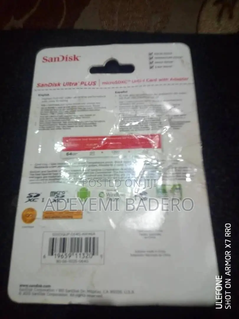 64gb Original Memory Card for All Storage Purposes