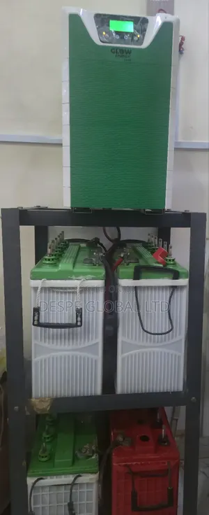 Used Glow Energy 5.5kva Inverter and 4 Tabular Batteries for Sale