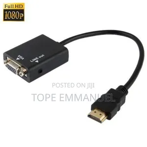 Hdmi to Vga Video Converter Adapter With Audio Output