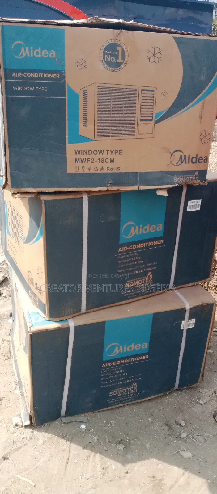 Midea Window Unit 2hp, Fully Copper,Low Consumption I Rfully Copper.