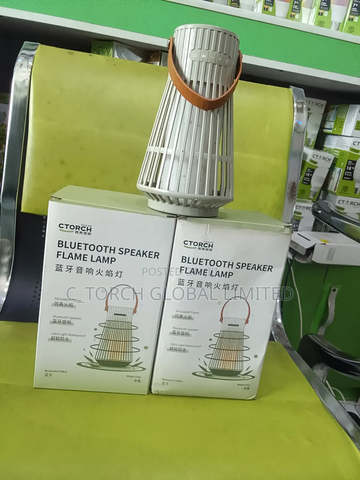 C_torch Bluetooth Speaker Flame Lamp