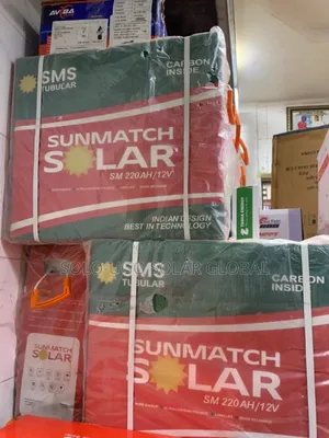 SMS 220ah 12v Tubular Battery