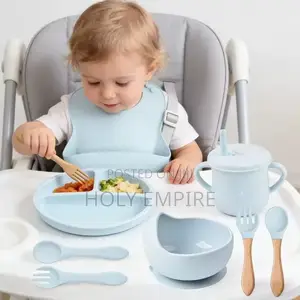 Baby Suction Cup Food Grade Silicone Bowl Tableware Set Baby Plate