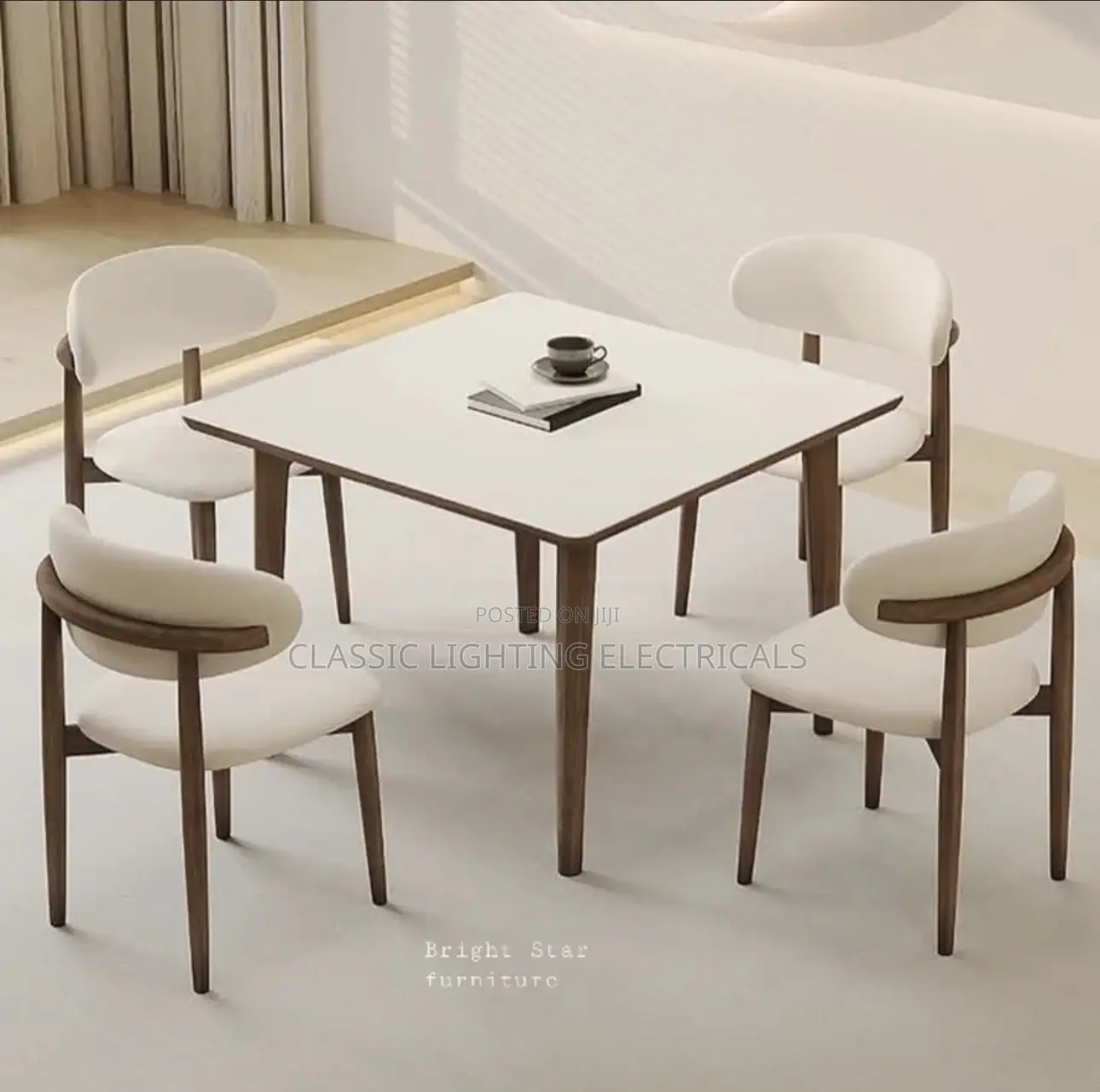 Luxury 4 Seater Dining Table Set