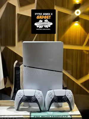 Neat Used Ps 5 Slim 1tb With 2 Pads and 12 Games