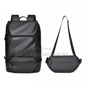 Leather Laptop Backpack