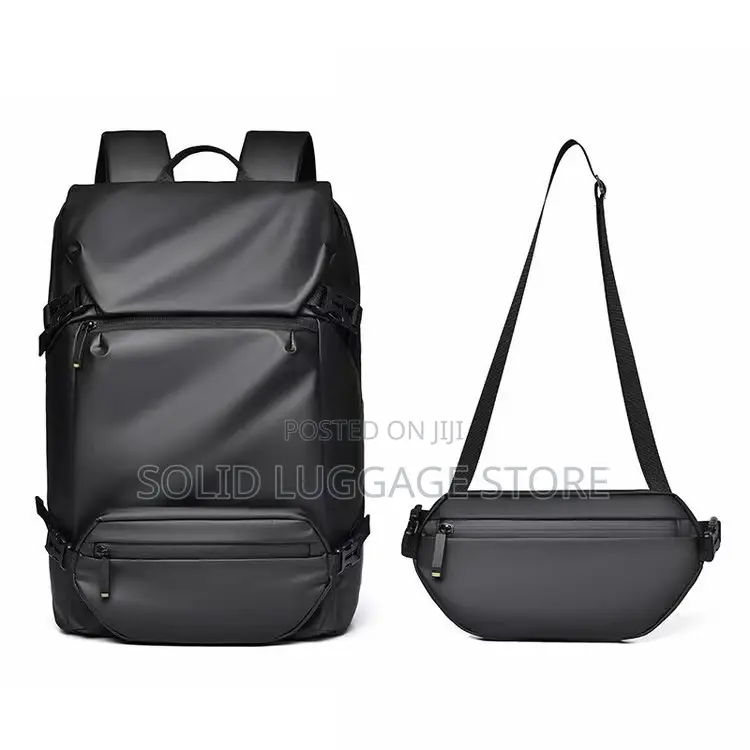 Leather Laptop Backpack