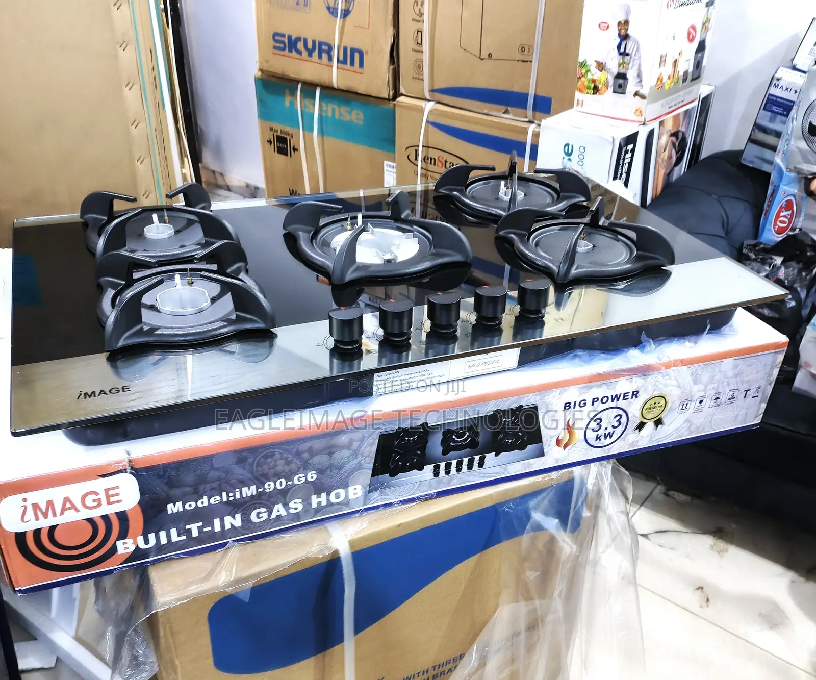 Built-in Five Burner Hob Im-90-G6