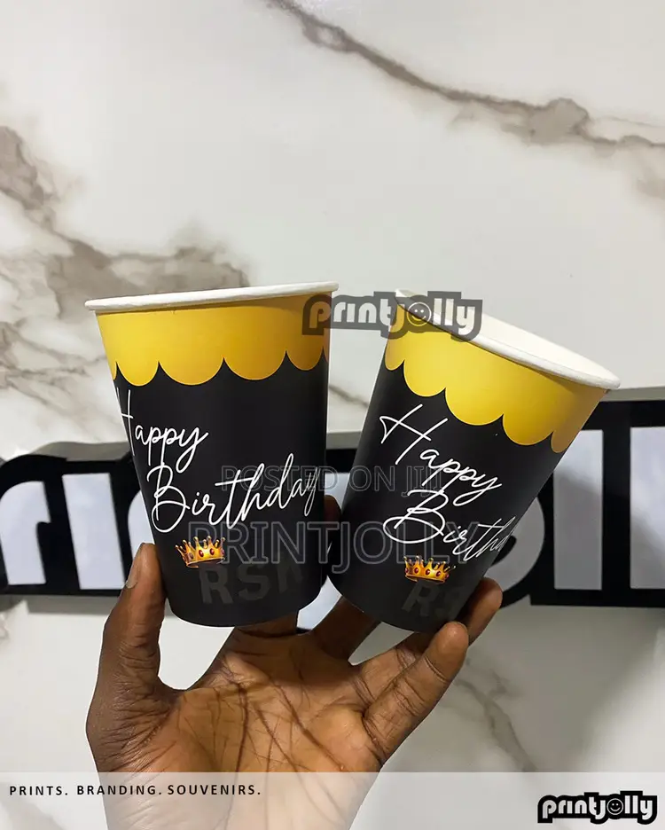 Customized Branded Printed Paper Cup Party Cup
